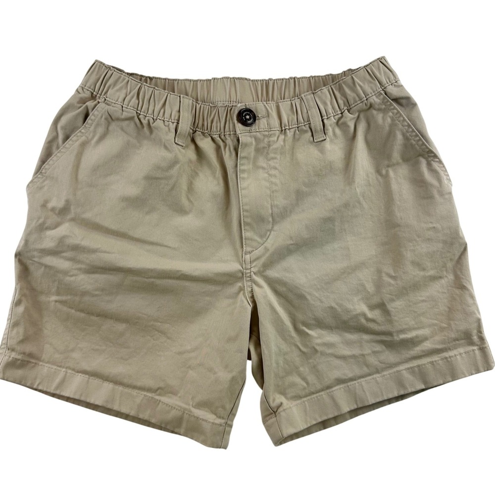 Chubbies Originals Khakinators Mens Tan Stretch Twill Shorts 5.5" Inseam Small